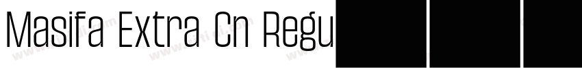 Masifa Extra Cn Regu字体转换